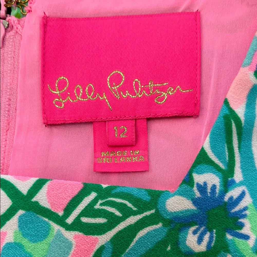 Lilly Pulitzer Donna square neck romper size 12 - Picture 7 of 13